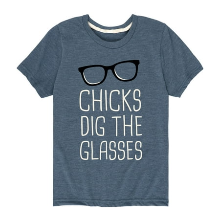 

Instant Message - Chicks Dig The Glasses - Toddler Short Sleeve Tee