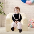 thumbnail image 2 of Silla acolchada de espuma para niños ALIMORDEN, color crema ultrasuave, 2 of 8
