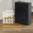 thumbnail image 3 of Westinghouse Barra de sonido de 5.1.2 canales para Smart TV, sonido envolvente de 200 W con Dolby Atmos y Dolby Digital Plus, subwoofer inalámbrico, parlantes de altura, audio de cine en casa, Bluetoo, 3 of 5