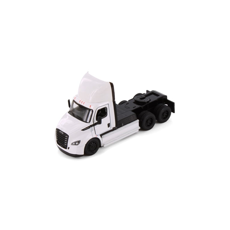 Box of 12 Freightliner eCascadia, White - Kinsmart 5466DW - 1/60