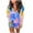 Blue, variant on LYXSSBYX Women Long Sleeve Dress Hot Sale Clearance Fashion Women's Oversized Tie-Dye V Neck Long Sleeve Casual Loose T Shirts Tops