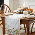 thumbnail image 3 of Thanksgiving Table Runner, Autumn Thanksgiving Kitchen Dining Table Decoration for Home Party Decor 13x90 Inches, 3 of 9