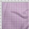 thumbnail image 4 of oneOone Cotton Cambric Magenta Fabric Check Sewing Fabric By The Yard Printed Diy Clothing Sewing Supplies 42 Inch Wide, 4 of 4