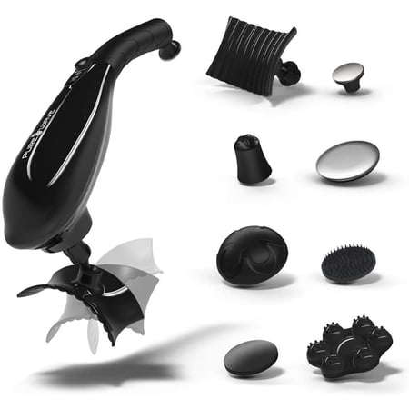 PUREWAVE™ Blackout Midnight Edition 2-in-1 Percussion & Vibration Massager