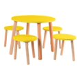 thumbnail image 1 of Comedor Circular Estilo Infantil Natura Pino Duduk amarillo 1 Duduk Natura, 1 of 2