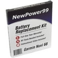 thumbnail image 1 of Garmin Nuvi 68 Battery Replacement Kit with Tools, Video Instructions, Extended Life Battery and Full One Year Warranty, 1 of 2