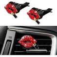 thumbnail image 1 of 2 Pack Car Air Vent Clip Charms, Crystal Car Diffuser Vent Clip, Rhinestone Oil Diffuser, 1 of 5