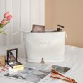 thumbnail image 1 of Fiudx Ofertas Flash Del Día Bolsa De Cosméticos Translúcida, Bolsa De Cosméticos Translúcida Esmerilada Con Asa De Cremallera, Bolsa De Viaje Portátil, Bolsa De Cosméticos Práctica Y Colgable, 1 of 7