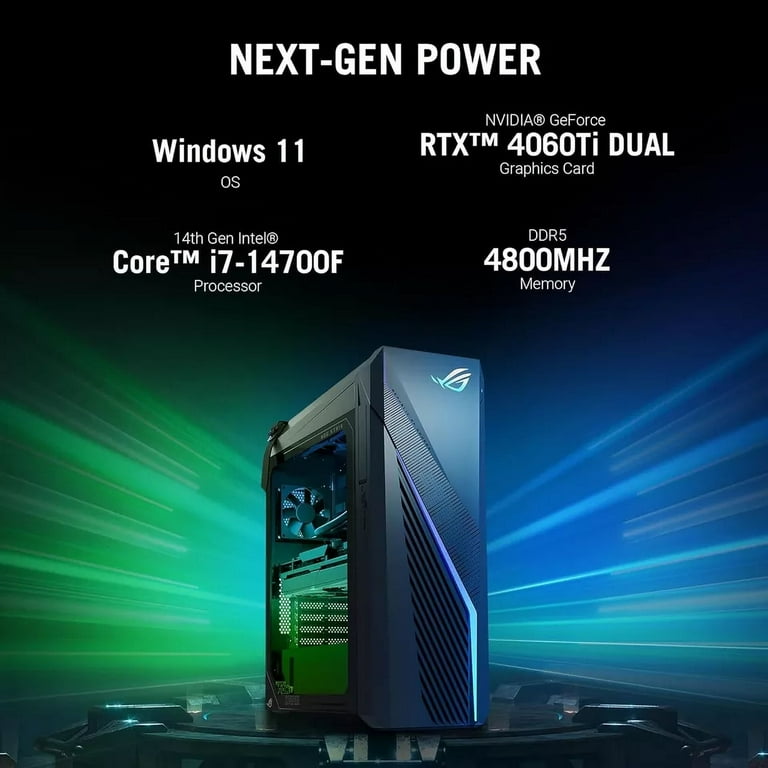ASUS ROG G16CH (2024) Gaming Desktop PC, Intel® Core™ i7