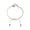 White, variant on Baby Bow Headband with Shining Silver Stars – Soft Stretchy for Newborns and Infants: 1CT