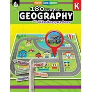 180 Days of Practice: 180 Days of Geography for Kindergarten : Practice, Assess, Diagnose (Paperback)