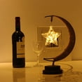 thumbnail image 6 of Iron Night Light, Magic Star Moon Light, LED Decorative Light for Parties, Weddings, bedrooms and Many Other Occasions, USB Port, 11 x 6 x 6 inches, 6 of 7