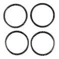 thumbnail image 1 of 4 piezas de pegatinas de marco de fibra de carbono para cubierta de altavoz de audio de puerta de coche, aptas para F25 X3/F26 X4/F07 5GT, 1 of 10
