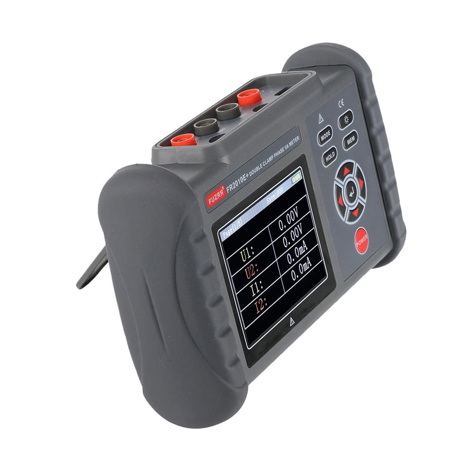 FR2010E+ Double Clamp Phase Voltmeter For Measuring Voltage, Current, Power, Power Factor, Frequency, And Phase