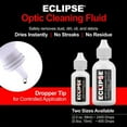 thumbnail image 4 of Eclipse Optic Cleaning Solution - Camera Lens and Digital Sensor Cleaner Fluid - Works with All Cameras, Binoculars, and Other Optical Products - Dropper Tip (59ml) - 2oz, 4 of 5