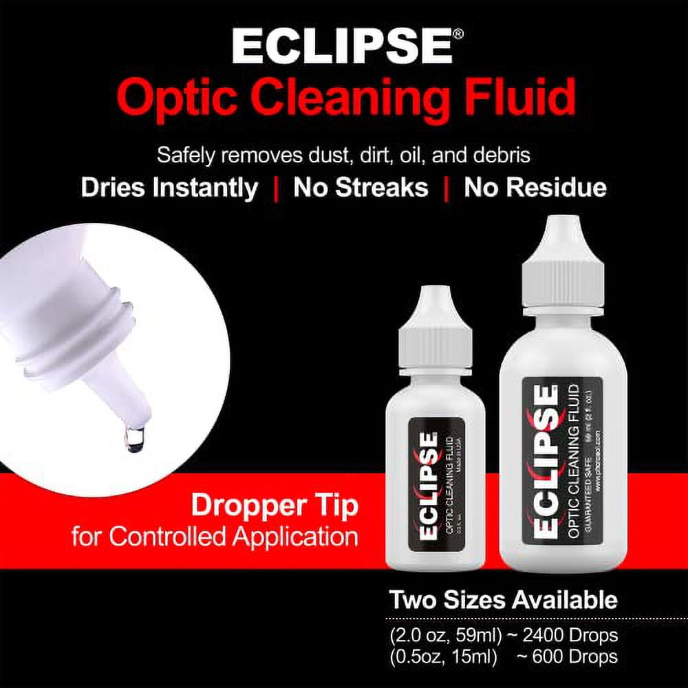 Eclipse Optic Cleaning Solution 2oz – Camera Lens & Digital Sensor Cleaner Fluid