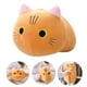 thumbnail image 4 of Almohada de peluche grande para abrazar con diseño de gato Loviver, suave y esponjosa, ideal como regalo. Marrón 25cm, 4 of 9