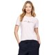 thumbnail image 1 of Camiseta Tommy Hilfiger para mujer, corte regular, logotipo bordado, 1 of 3