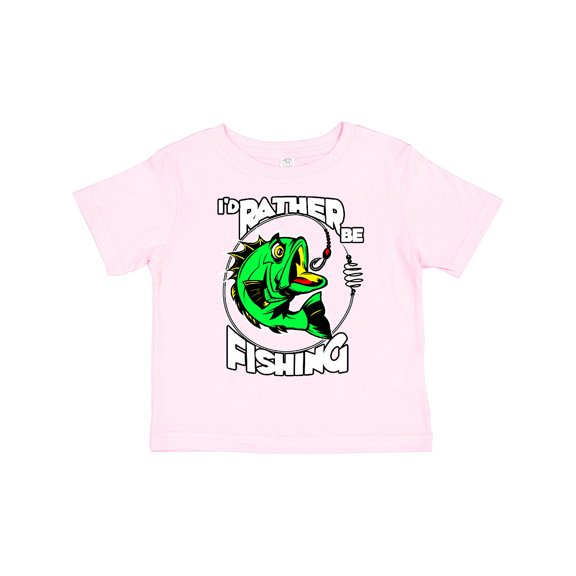 Inktastic I'd Rather Be Fishing Boys or Girls Toddler T-Shirt