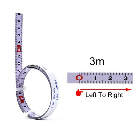 

huntermon Miter Track Tape Measure Metric Self Adhesive Miter Saw Scale Ruler for Router Table Saw T-track Woodworking Tools;Miter Track Tape Measure Metric Self Adhesive Miter Saw Scale Ruler