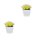 thumbnail image 4 of Bewildely Simulación de plantas artificiales suculentas, Mini maceta de bonsái de imitación, flores falsas, maceta decorativa para jardín, Type2 NO2, 4 of 6