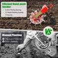 thumbnail image 3 of Garden Hand Push Seeder, 10 Nozzles Roller Seeder, Precision Walk Behind Agricultural Seeds Dispenser, Use for Sowing Seeds, 3 of 13