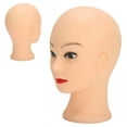 thumbnail image 4 of LAFGUR Mannequin Head Makeup Training Practice Hat Display Bald Mannequin Head 49cm,Mannequin Head, 4 of 8
