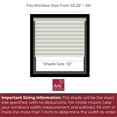 thumbnail image 2 of Arlo Blinds Cordless Light Filtering Cellular Shade, Grey, 55"W x 60"H, 2 of 6