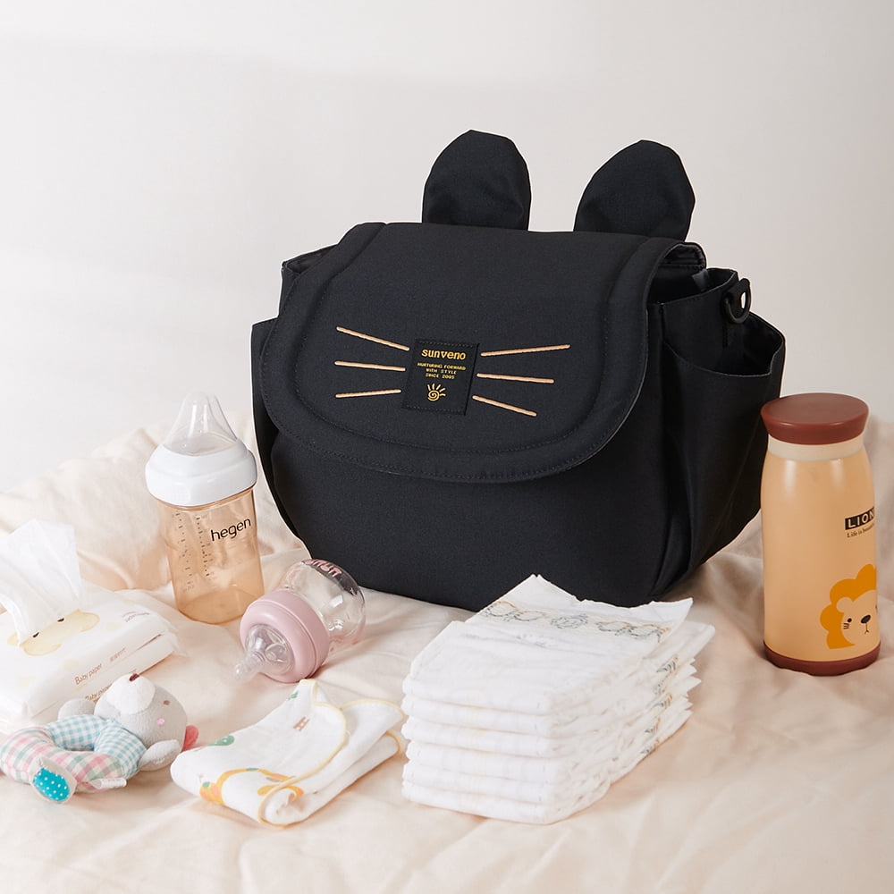 Sunveno Cat Stroller Organizer Diaper Bag, Large Capacity, Travel Bag
