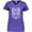 Purple, variant on Born in 1956 Limited Edition Women's V-Neck T-Shirt