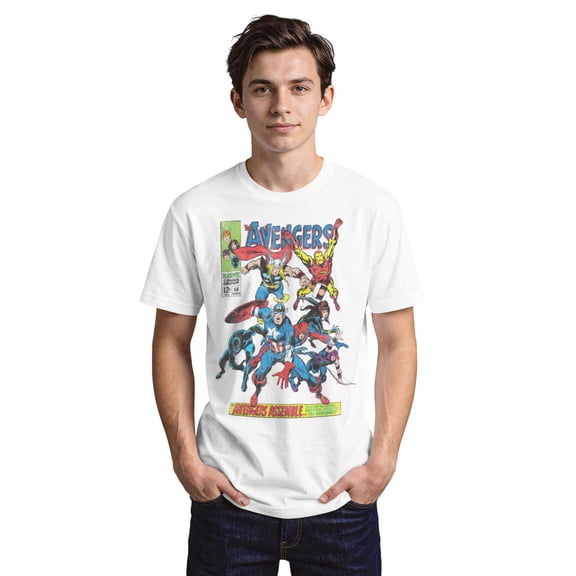 Mens Marvel Team Roll Call T Shirt