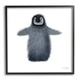 thumbnail image 2 of Stupell Industries Adorable Baby Penguin Bird Arctic Animal Illustration Framed Wall Art, 17 x 17, Design by Ale Saiz Studio, 2 of 5