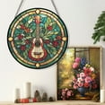 thumbnail image 5 of 89Bloom Ukulele Window Hanging Stained Glass, Ukulele Book Suncatchers for Windows Stained Glass, Dog Stained Glass Suncatcher, 5 of 7