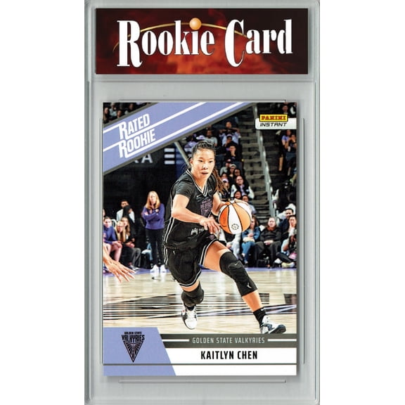 Certified Mint Kaitlyn Chen 2025 WNBA Panini Instant #RRR18 Retro Rated Rookie Card Golden State Valkyries