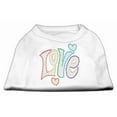 thumbnail image 3 of Pet Dog  Cat Shirt Rhinestone, "Technicolor Love", 3 of 11