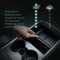 thumbnail image 7 of Center Console Organizer Removable Double Layer Console Tray For 2021-2024 Tesla Model 3 and Model Y, Interior Accessories for 2016-2023 Model 3 2020-2024 Model Y Except Model 3 Highland, 7 of 7