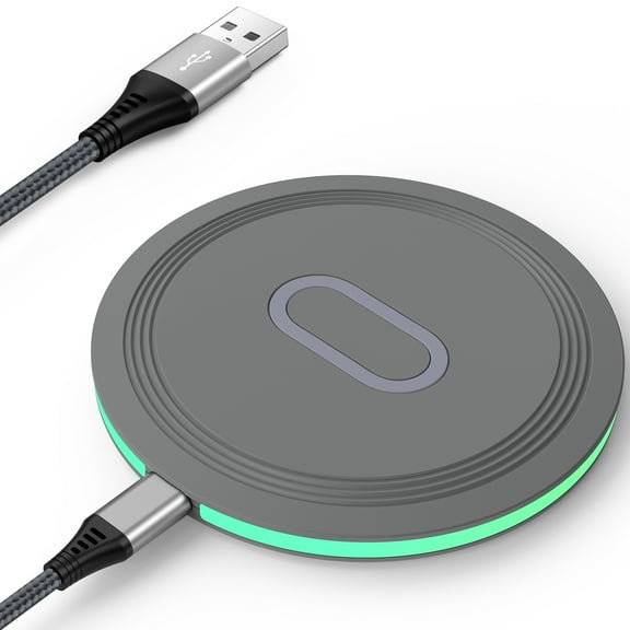 Fast Magnetic Wireless Charger,HopePow 15W Wireless Charging Pad for Mag-Safe Charger Stand Wireless Charging Pad for Samsung iPhone 15/15 Pro/15 Plus/14 Pro/14 Plus/14 Pro max/ 13/13 Pro,Gray