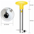 thumbnail image 2 of Pineapple Cutter, Stainless Steel Pineapple Corer and Slicer, Fruit Core Removal Tool, Easy to Clean (Yellow), 2 of 5