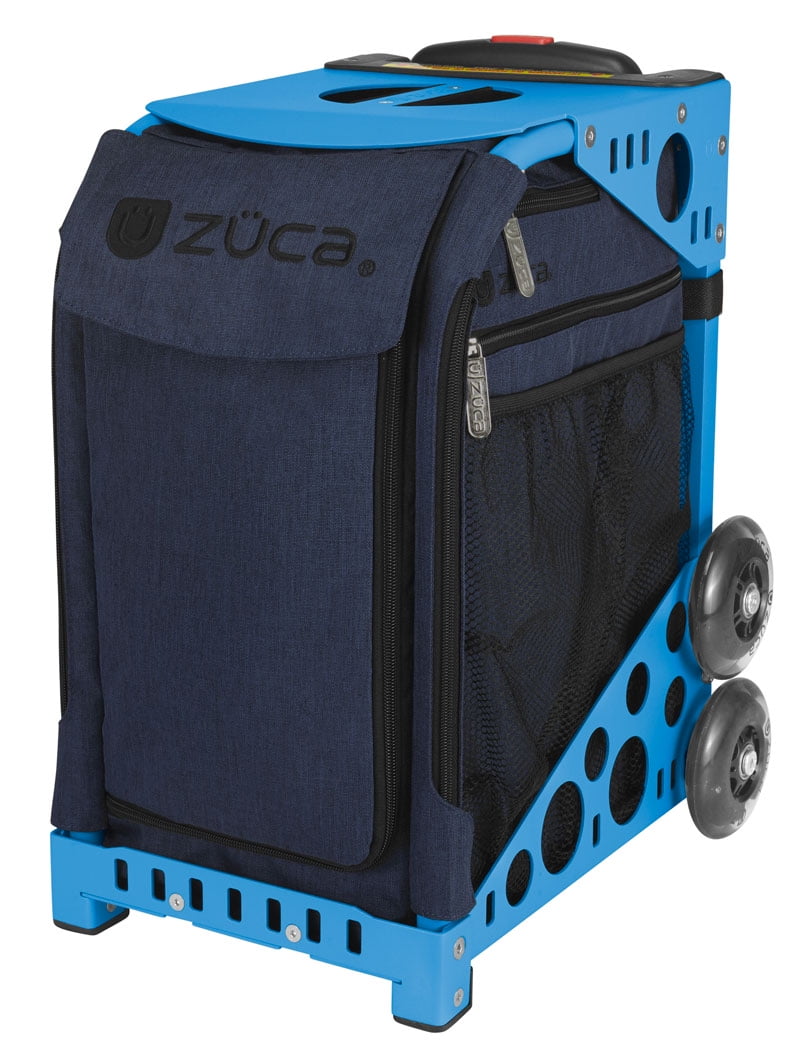 Zuca 18" Sport Bag Cobalt with Flashing Wheels (Blue Frame)