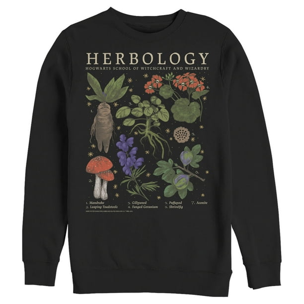 harry potter herbology hoodie sweatshirt