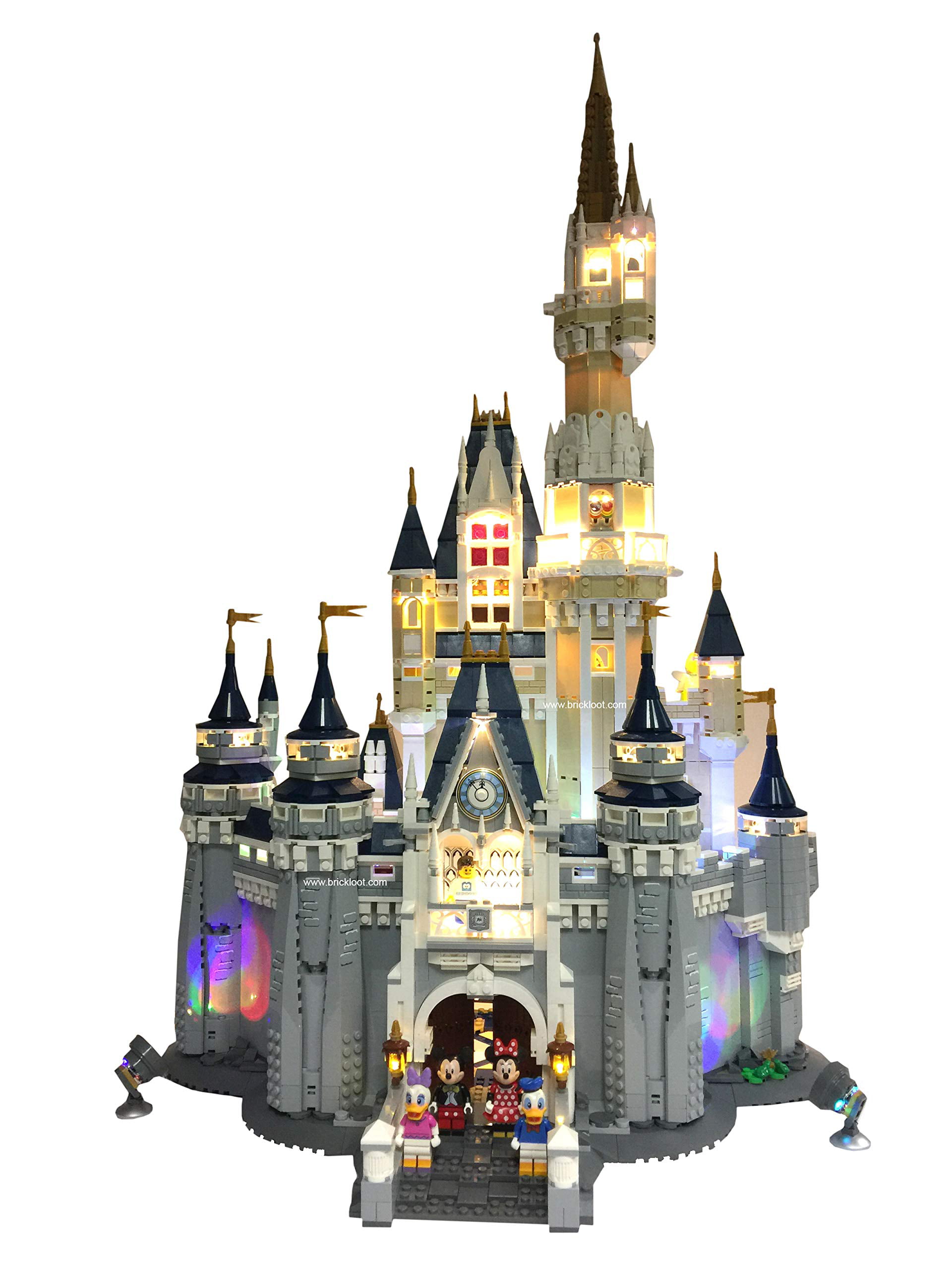 Brick Shine-GC Licht Kit für Lego Disney Schloss 71040 neues Design 