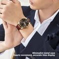 thumbnail image 3 of Reloj Para Hombre, Esfera Luminosa Con Visualización De Fecha, Reloj De Cuarzo Hermético Hasta 30 M Con Fecha Para Ocasiones Formales Informales De Negocios, 3 of 7