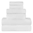 thumbnail image 2 of Superior Eco-Friendly Cotton Solid 6-Piece, White, Towel Set, 2 of 8