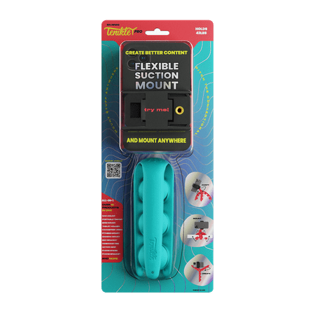 Tenikle - PRO Bendable Suction Cup Tripod Mount - Teal
