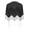 thumbnail image 4 of Elvqul Blouses for Women Shirts Pullover 3/4 Sleeve Lightweight V Neck Relaxed Fit Casual Womens Blouses, 4 of 5