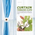 thumbnail image 3 of Clips para sujetar cortinas, 2 uds., decoraciones para cortinas, soportes para cortinas, abrazaderas para sujetar cortinas de girasol, 3 of 5