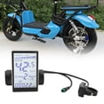 thumbnail image 1 of Scooter LCD Display, Waterproof Electric Bike LCD Display Easy To Install  for 31.8mm 22.2mm Handlebars, 1 of 8