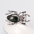 thumbnail image 6 of Hyasfey Beetle Shape Brooch Rhinestones Inlaid Enamel Pin Vivid Appearance Coat Lapel Bag Shawl Badge Jewelry Accessories, 6 of 7