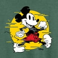 thumbnail image 3 of Disney - Mickey & Friends - Mickey Mouse - Spotlight Glitch - Women's Lightweight French Terry Long Sleeve Shirt, 3 of 5