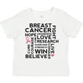 thumbnail image 3 of Inktastic Breast Cancer Awareness Month Saying Boys or Girls Toddler T-Shirt, 3 of 5